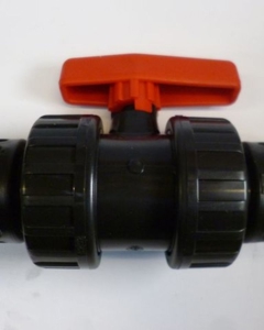 Kugelhahn PP 25mm mit Klemmverbindung